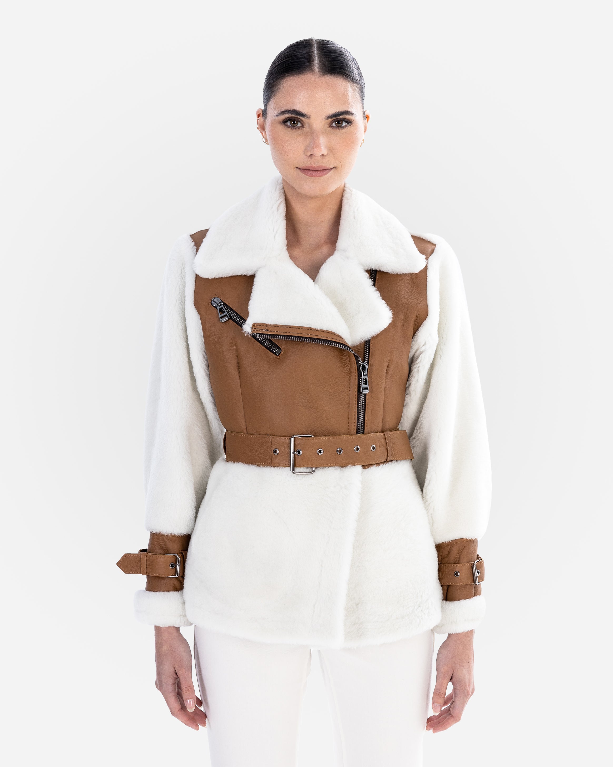 ELIZABETH SHEARLING JACKET