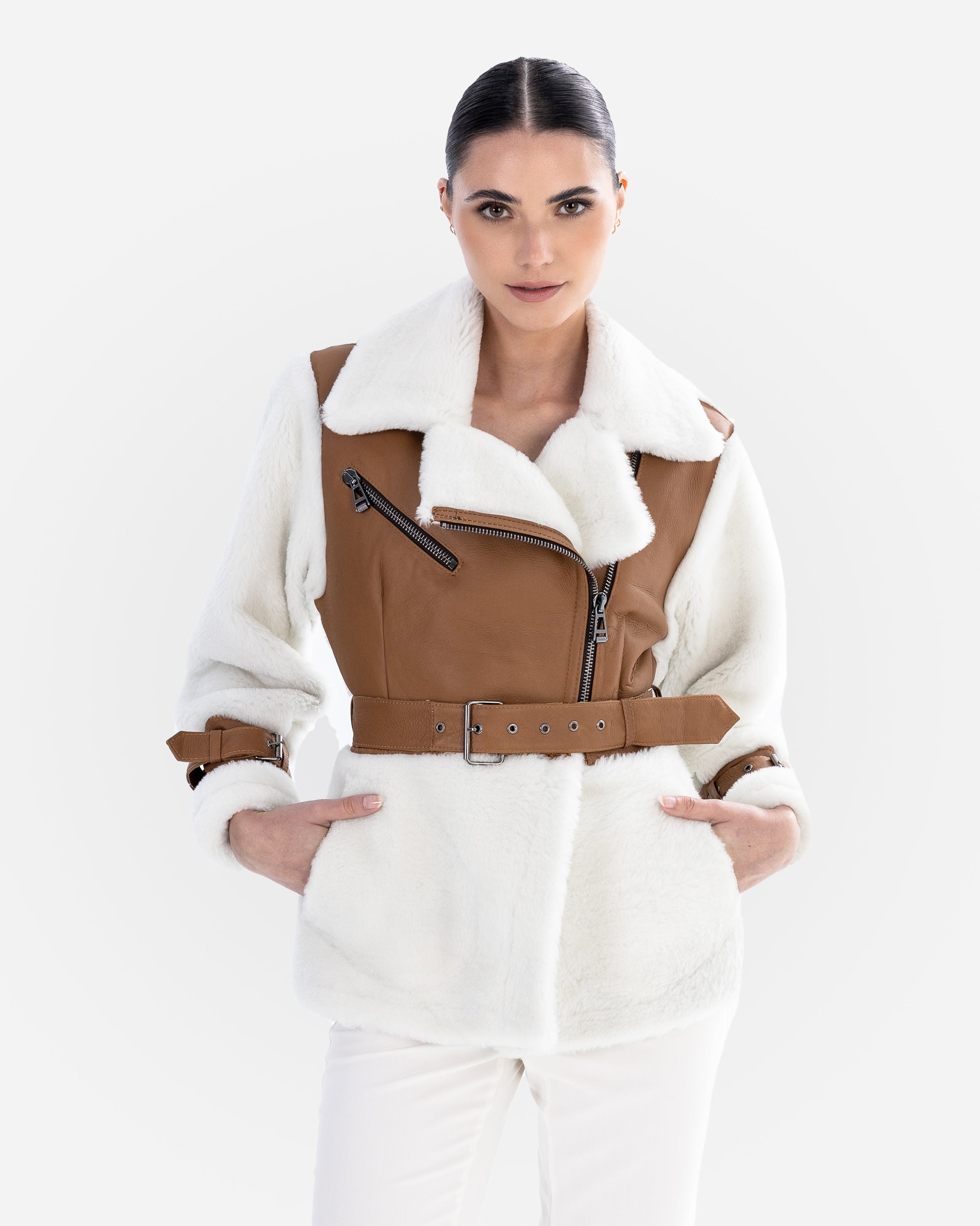 ELIZABETH SHEARLING JACKET