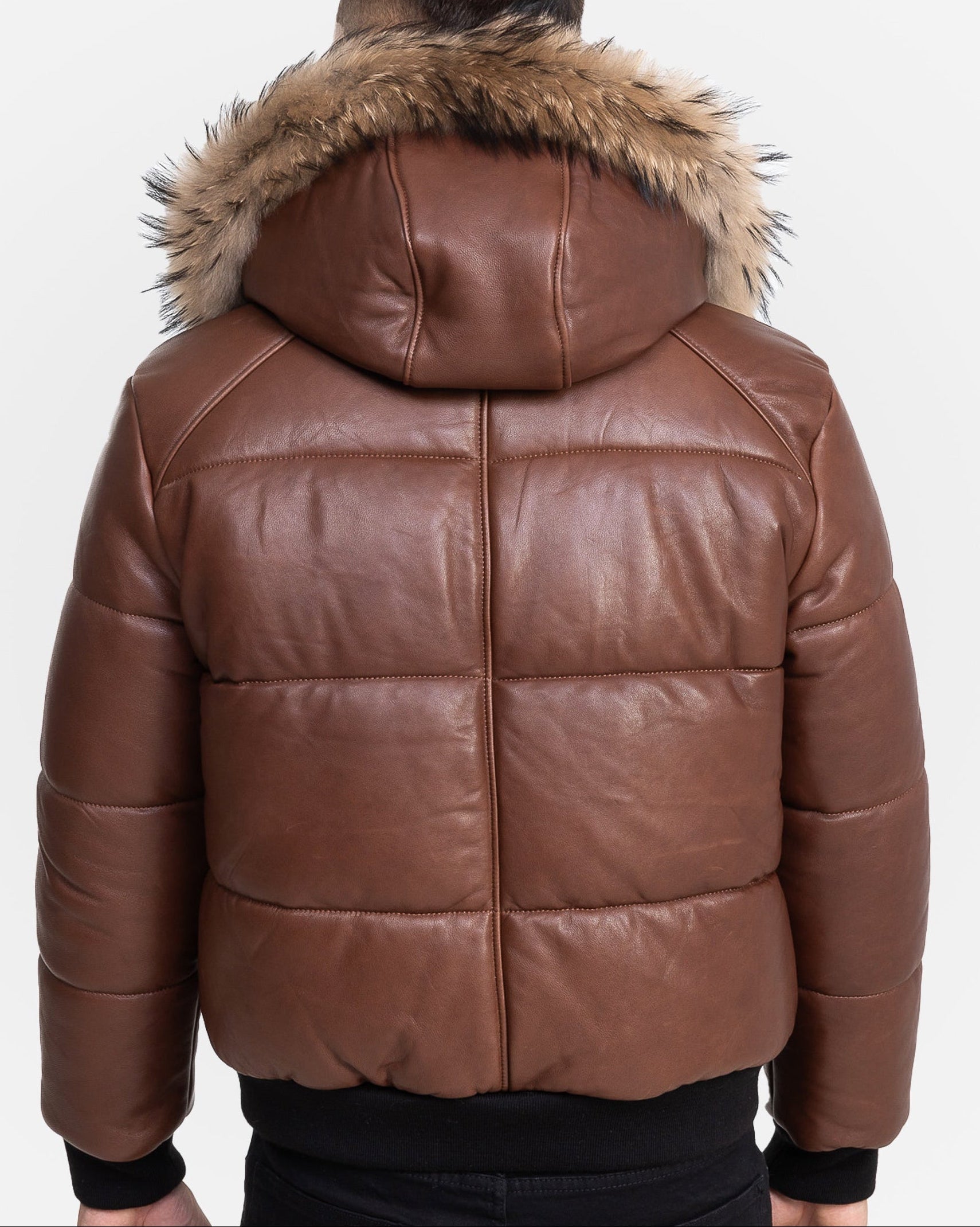Arctic Men’s Winter Leather Coat With Natural Fur-thumbmail-12