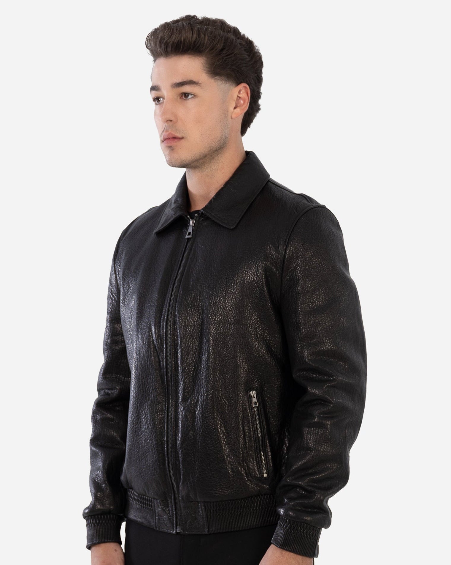 Ember Leather bomber Jacket-2
