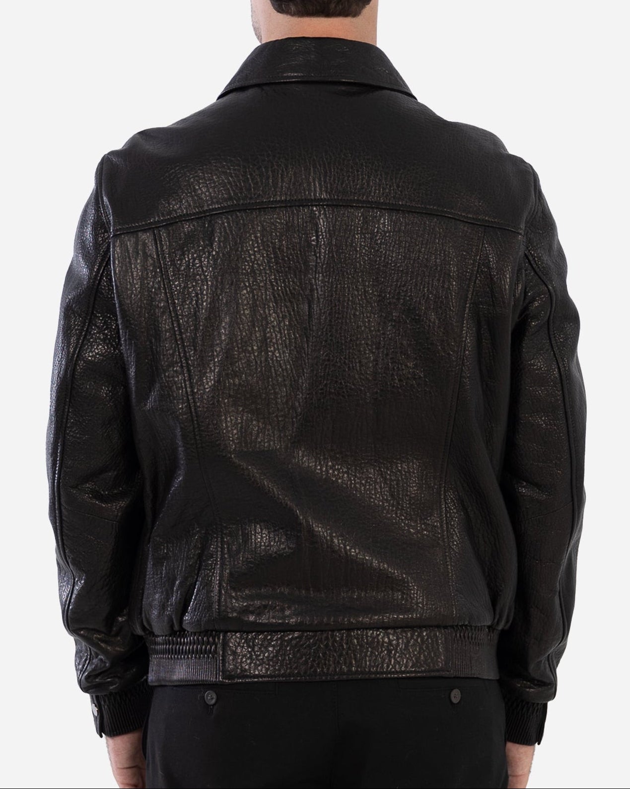 Ember Leather bomber Jacket-4