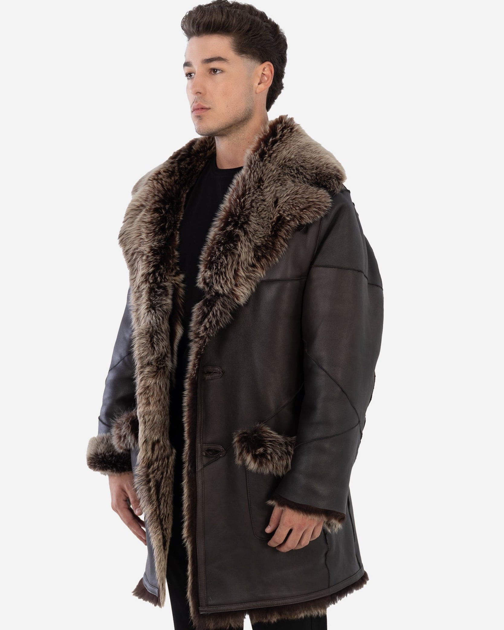Zeus  genuine Toscana Shearling Coat