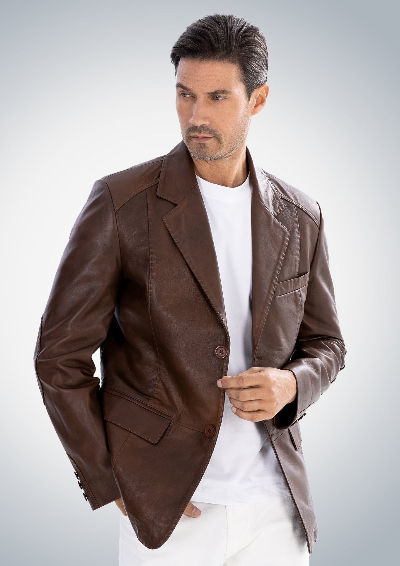 Mencia  Leather Blazer
