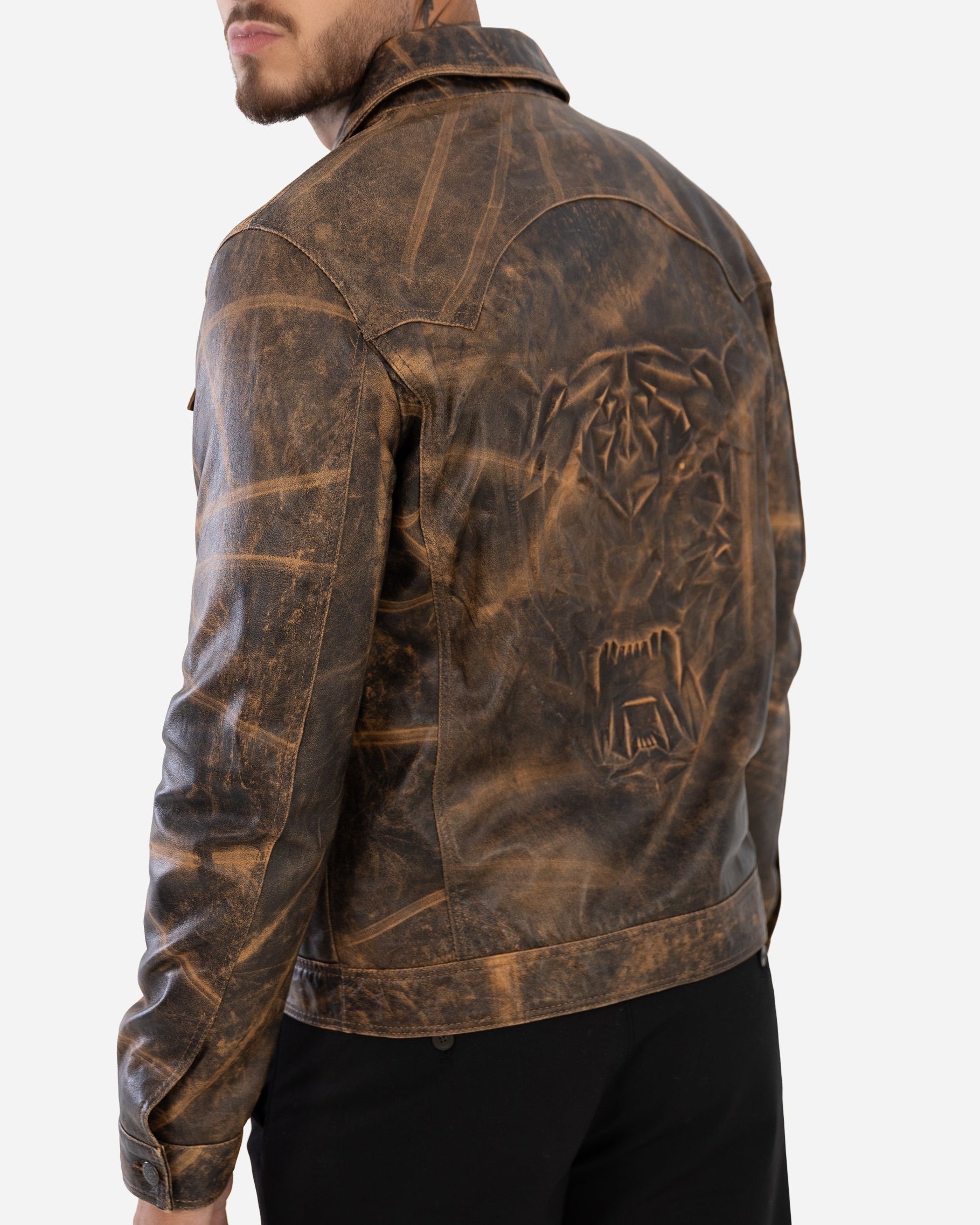 LEVI JACKET IN VINTAGE GRAINED LAMBSKIN-thumbmail-2