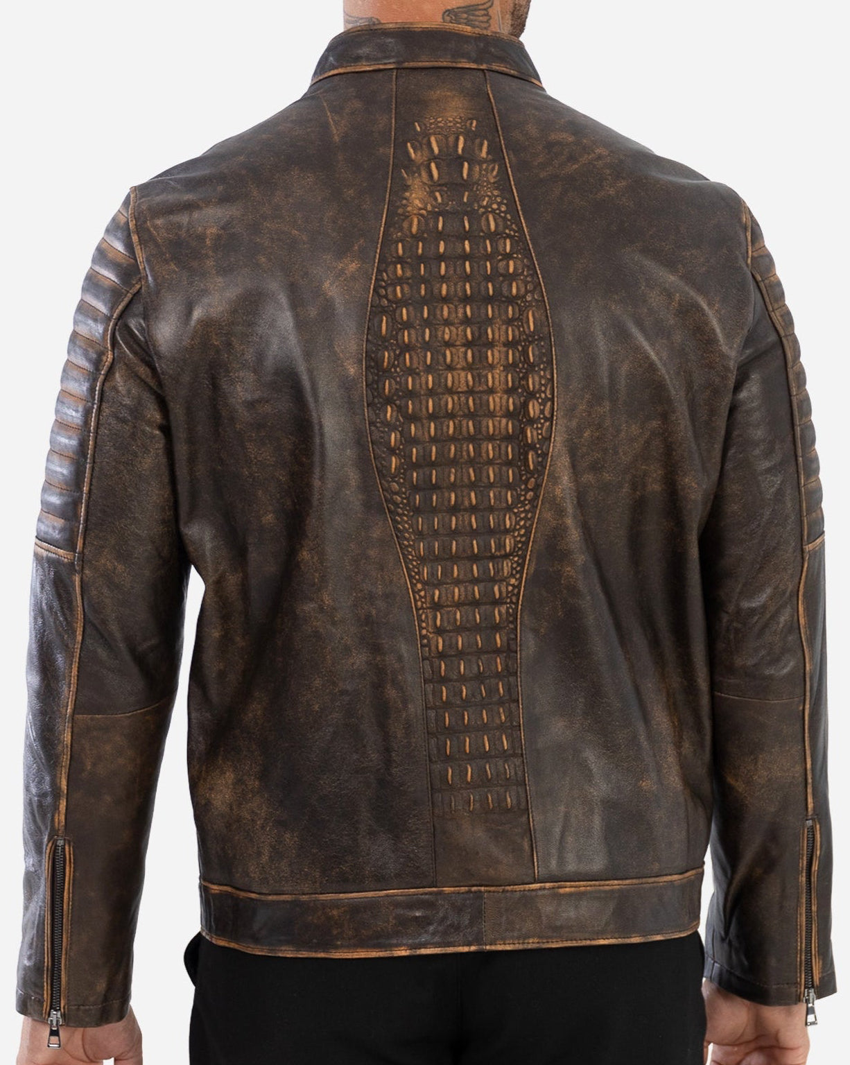 LEO JACKET IN VINTAGE GRAINED LAMBSKIN-3