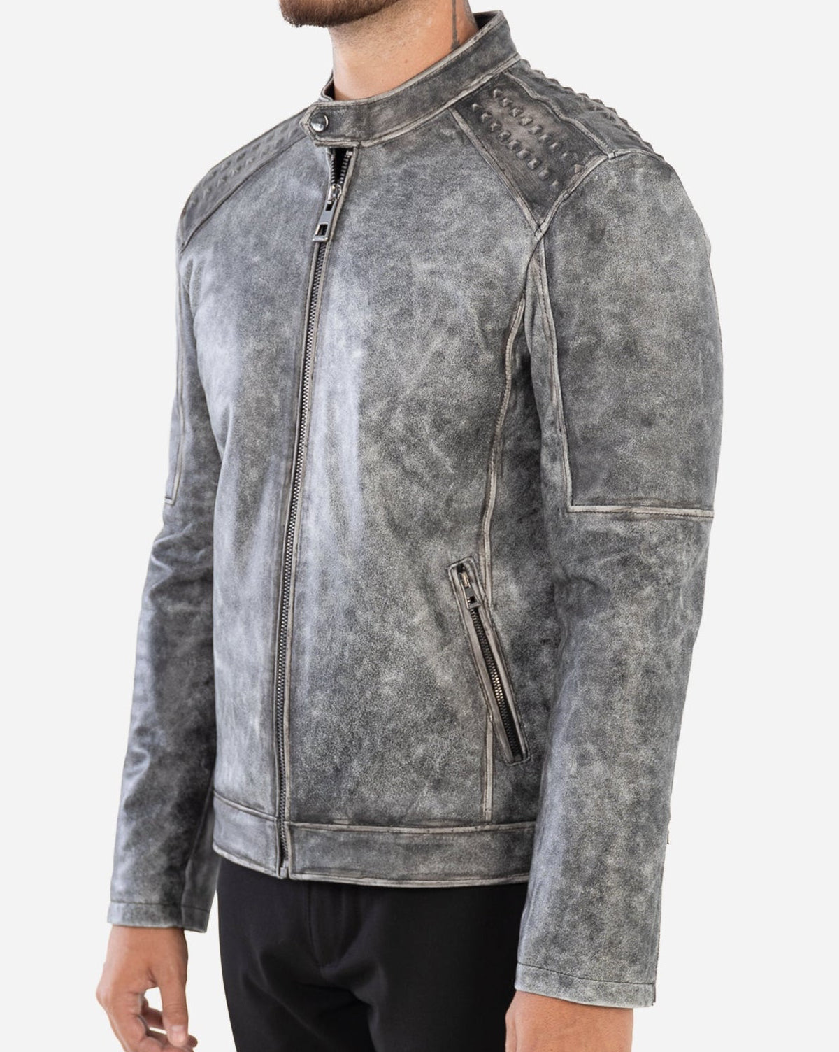 AKSEL JACKET IN VINTAGE GRAINED LAMBSKIN-thumbmail-3