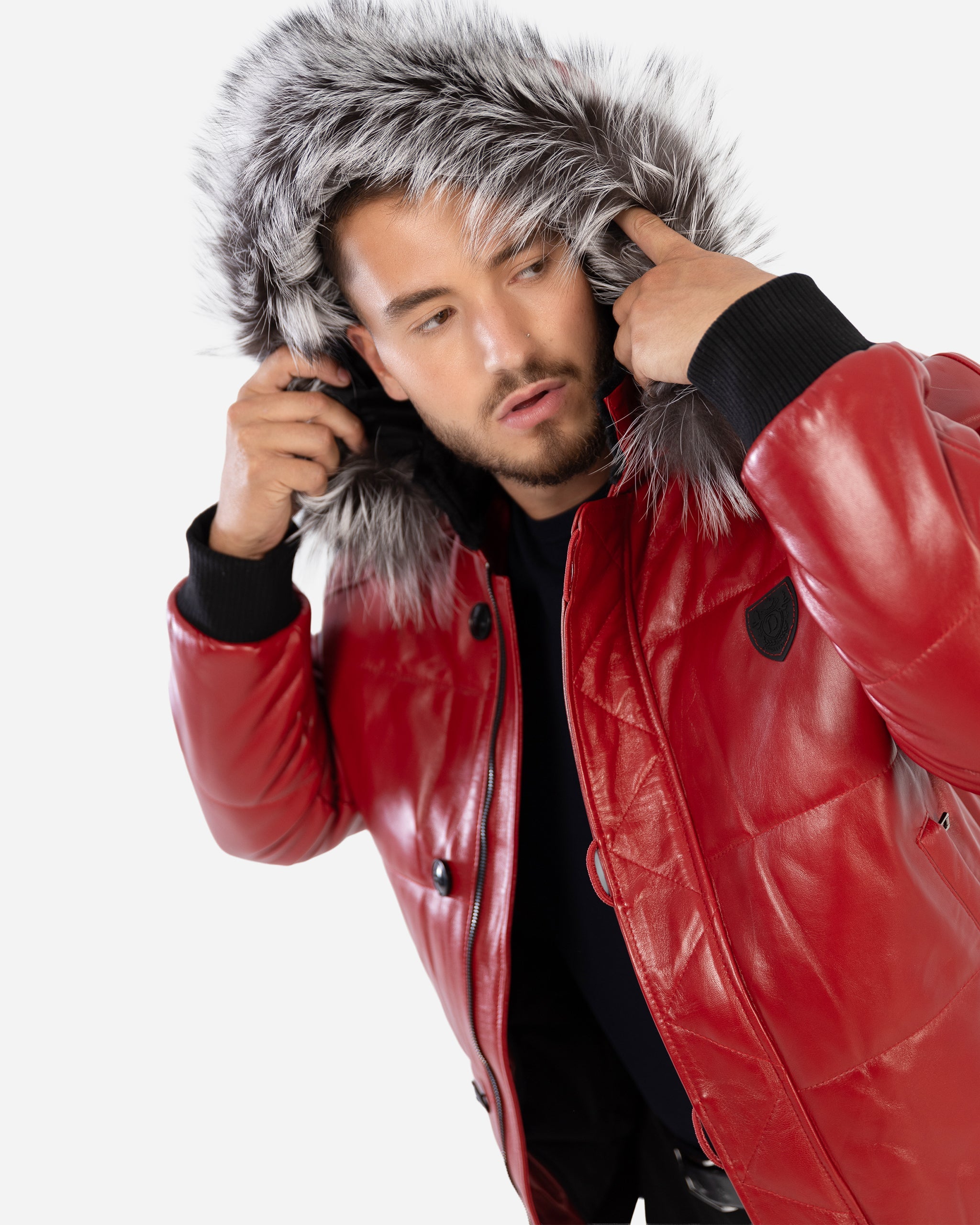 Arctic Men’s Winter Leather Coat With Natural Fur-thumbmail-8