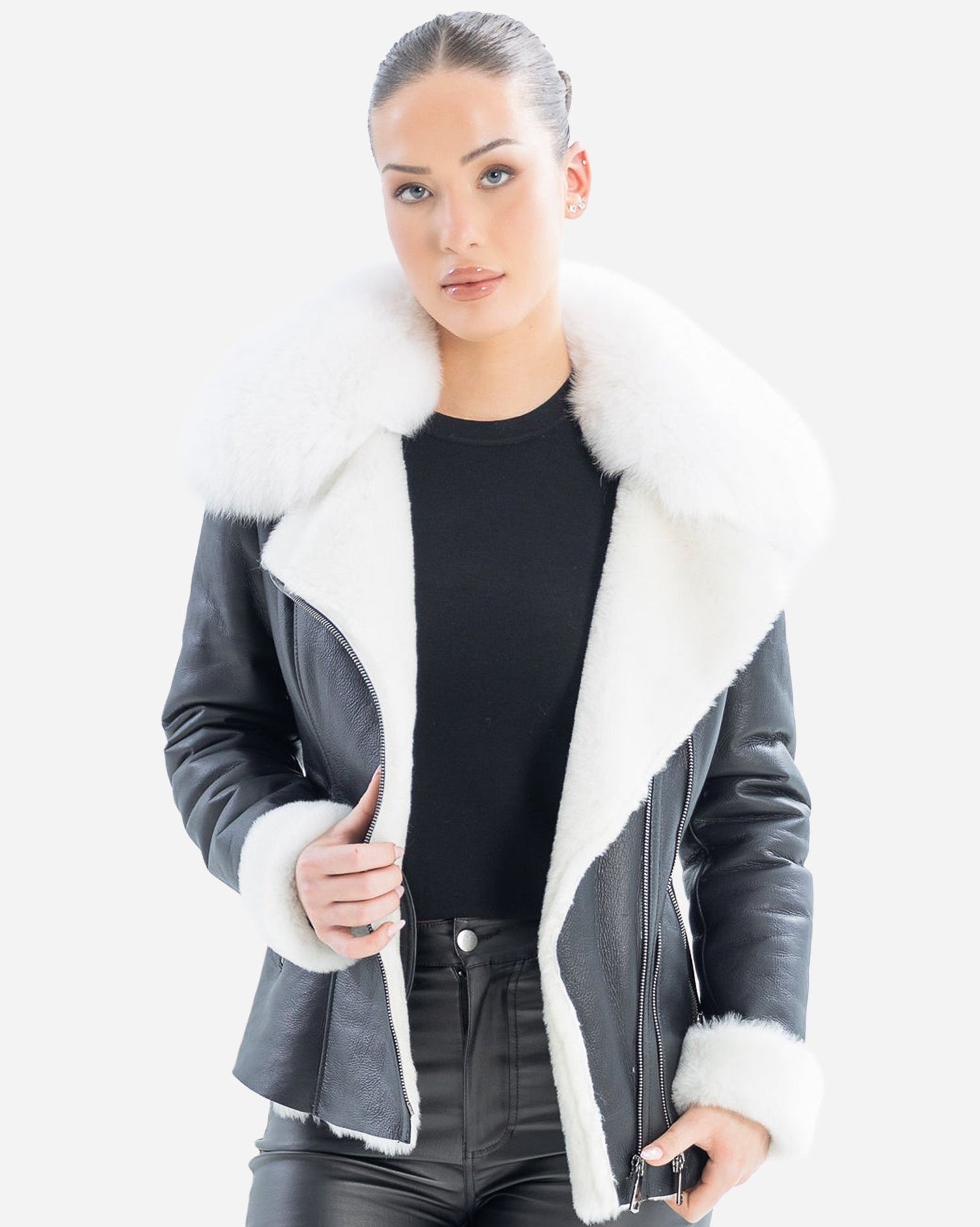 Aliciya Real Shearling -Fox Jacket-thumbmail-4