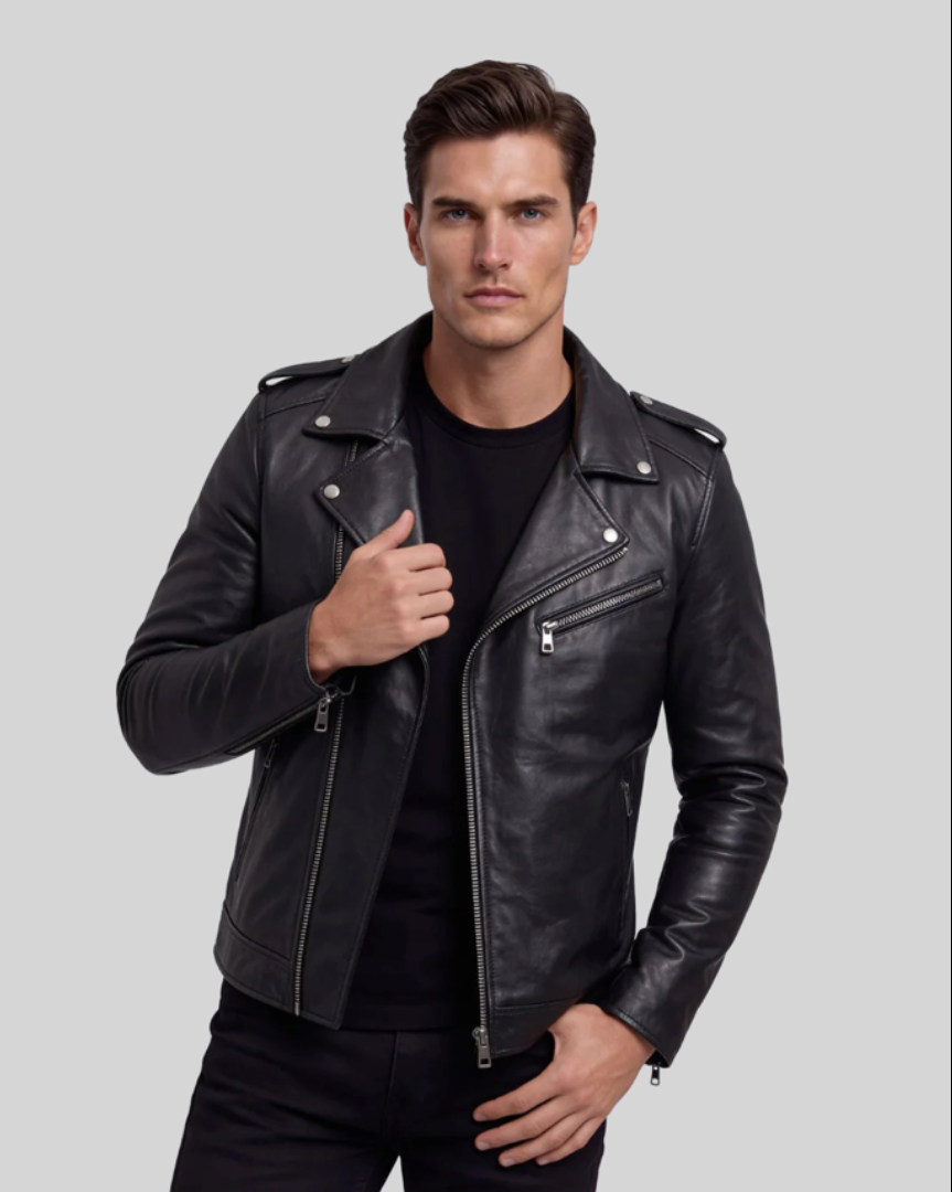AMIRI BIKER LEATHER JACKET