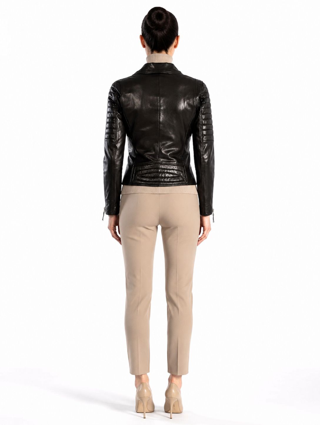 Irene Biker leather Jacket