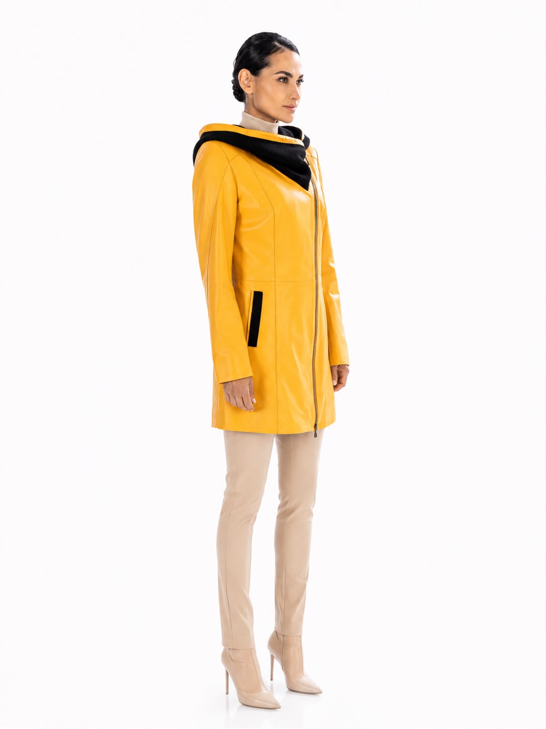 Lucie Leather Trench Coat-thumbmail-3