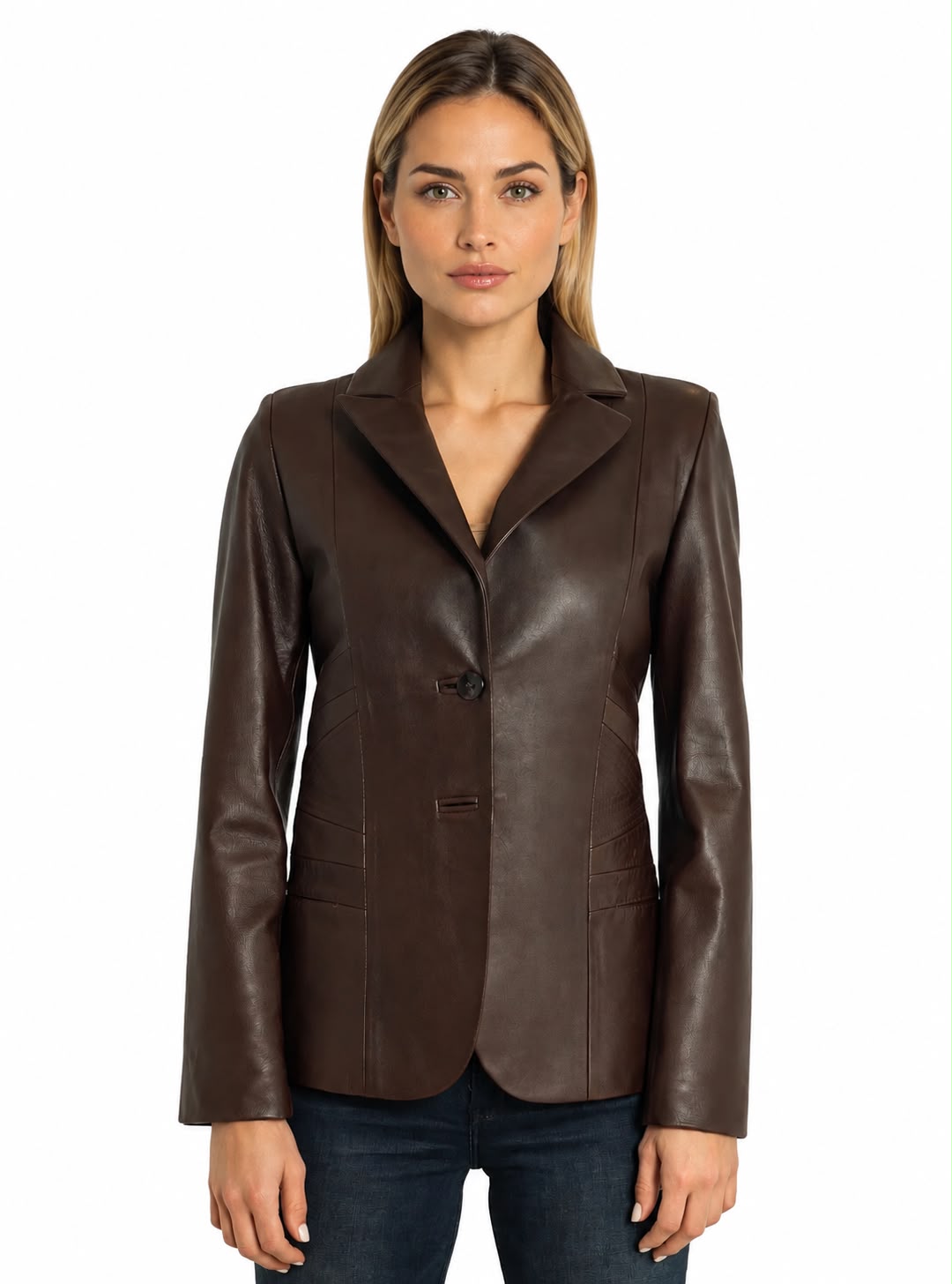 Daniela Leather Blazer-thumbmail-1