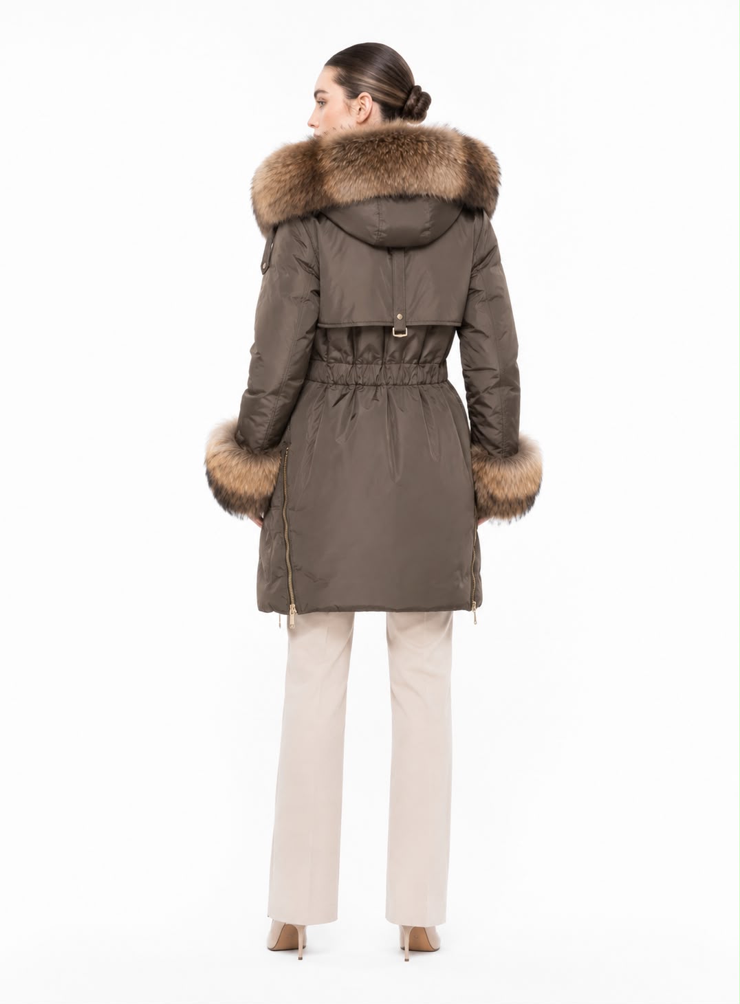 Lexy Parka with natural fur