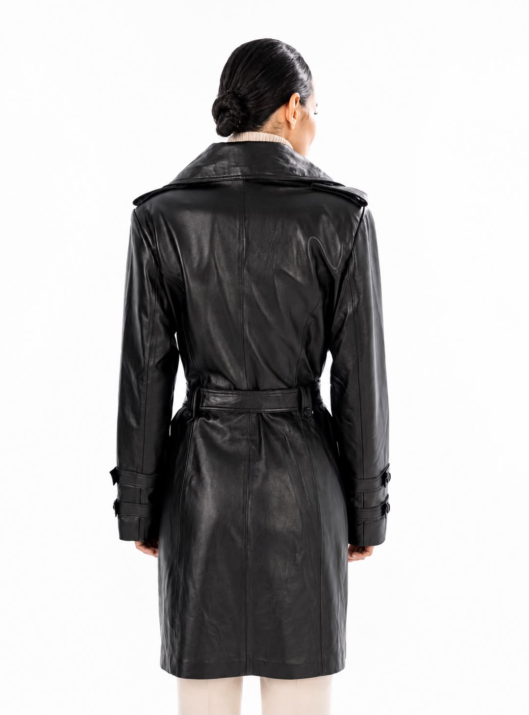 Lauren Leather Trench Coat-thumbmail-3