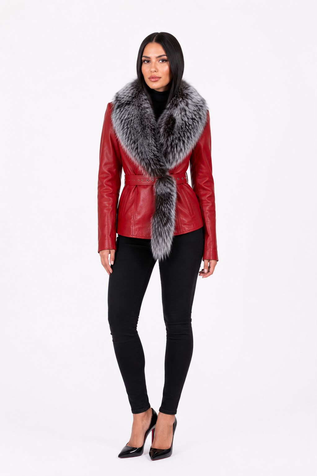 Beverly Leather Jacket – Silver Fox-thumbmail-4