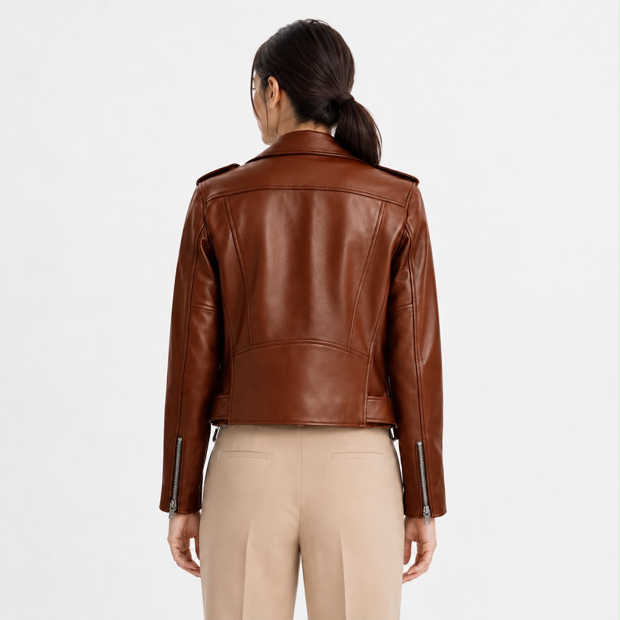 IRIS biker leather jacket