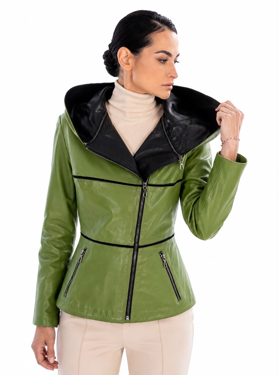 ANGELIQUE Leather Jacket
