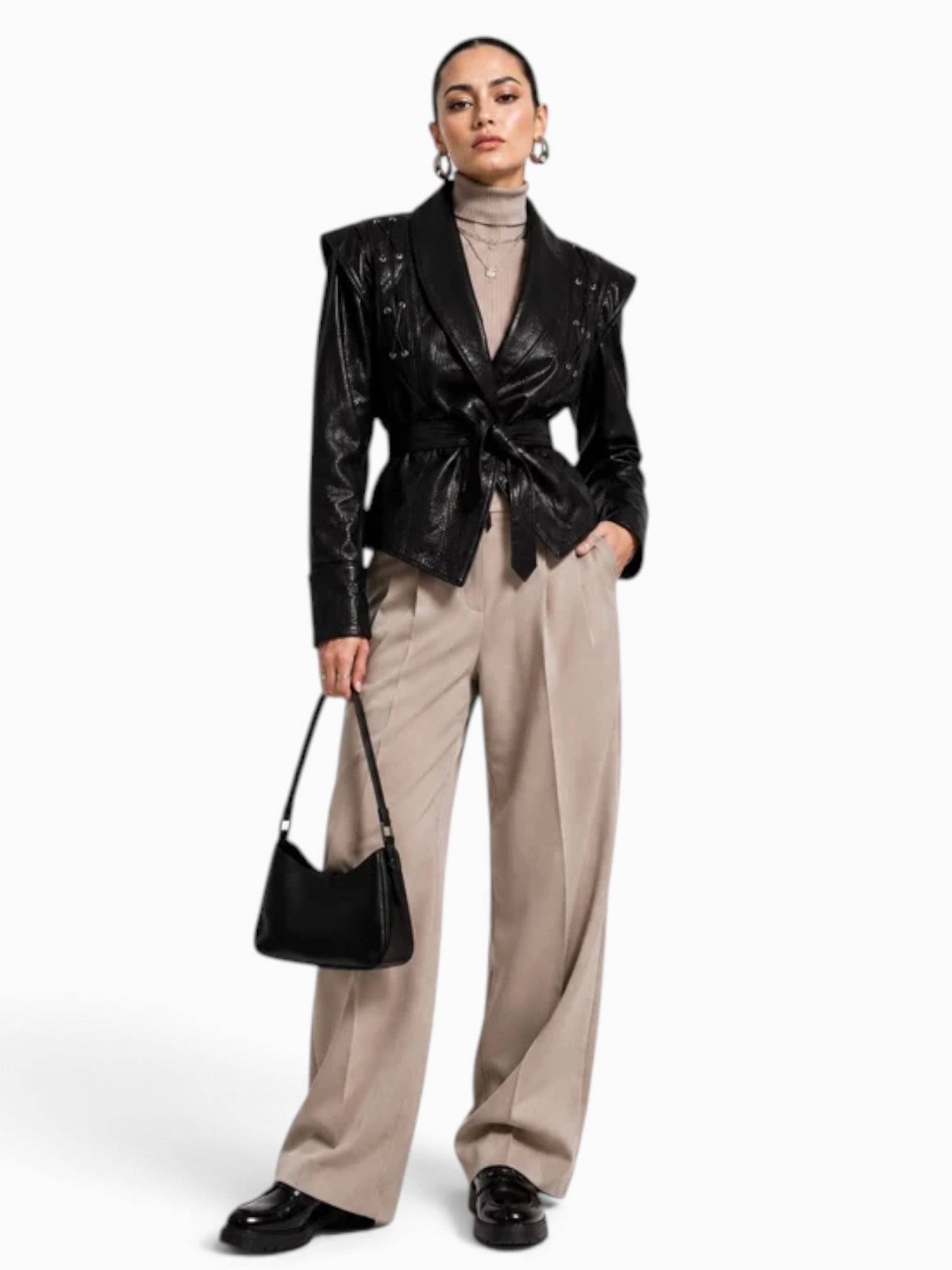 CLEO   Leather JACKET IN Sumptuous  LAMBSKIN