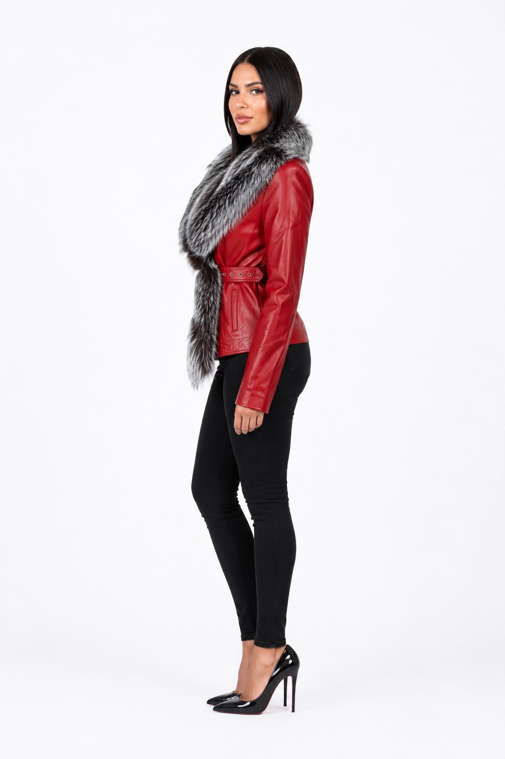 Beverly Leather Jacket – Silver Fox-thumbmail-1