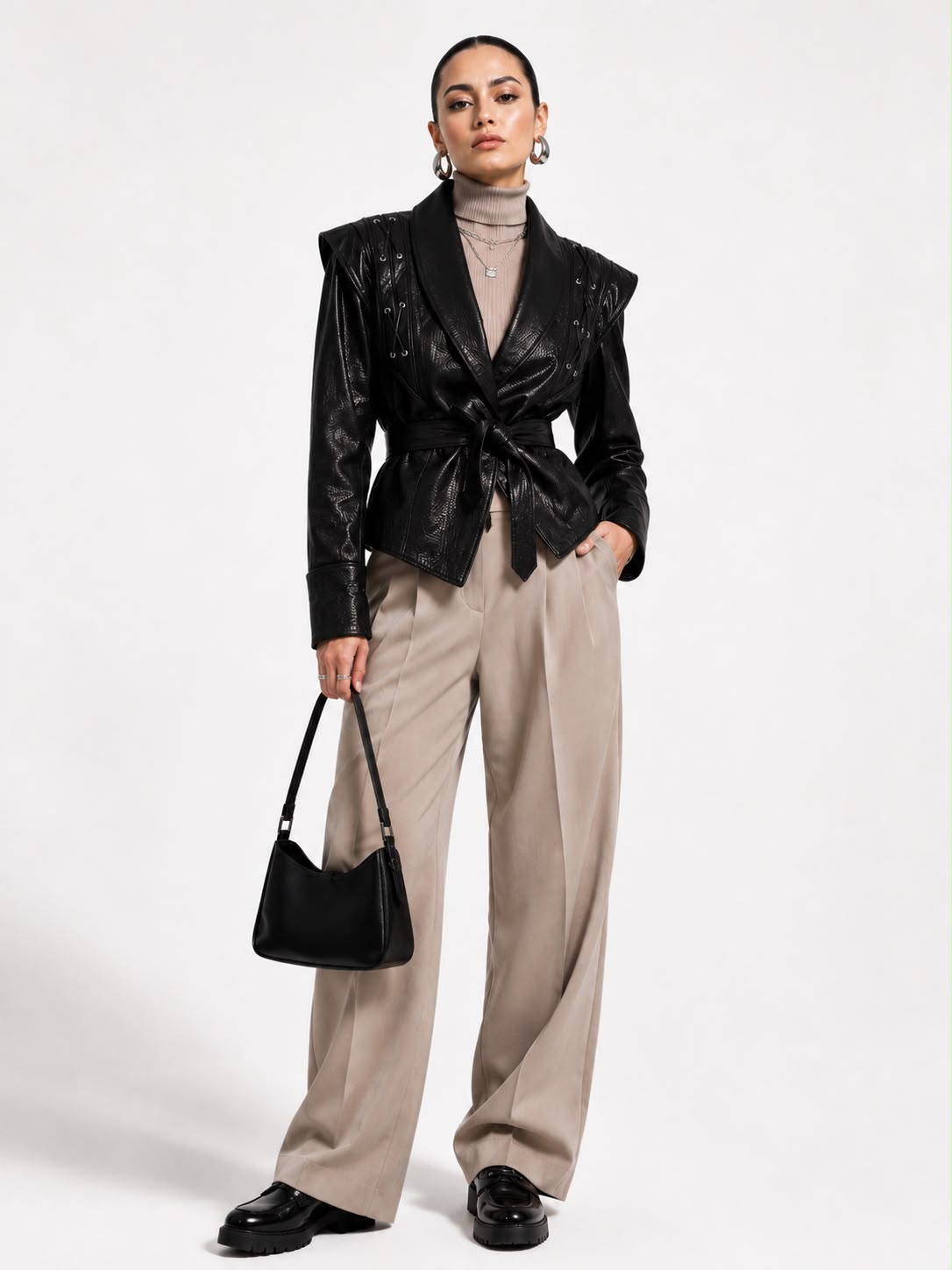 CLEO   Leather JACKET IN Sumptuous  LAMBSKIN-thumbmail-5