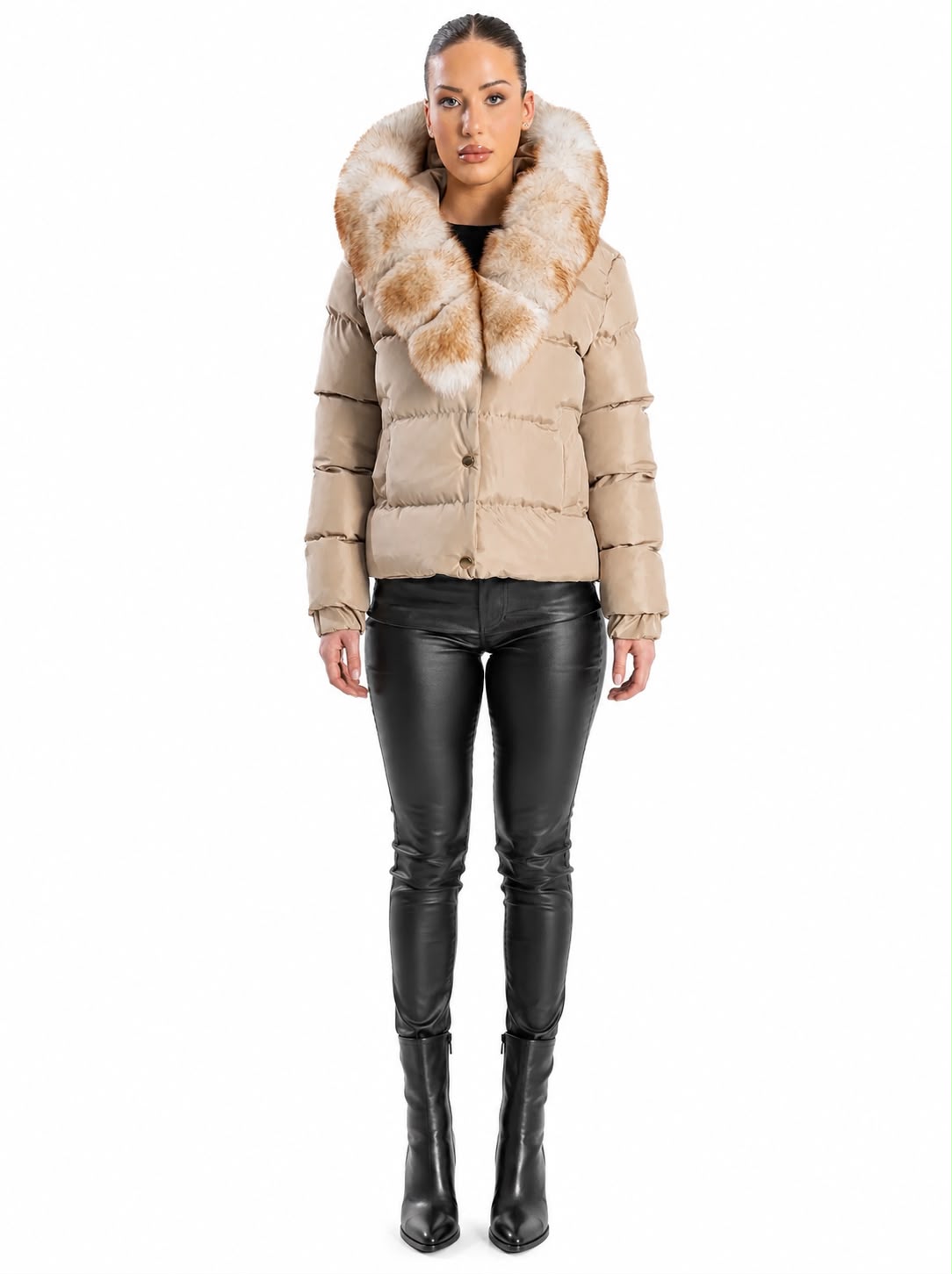 Eddy Down Puffer With Removable Natural Fur-thumbmail-3