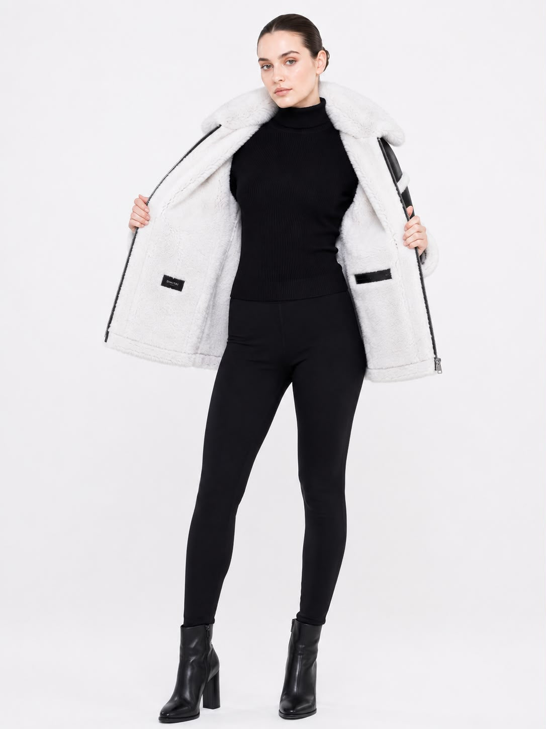 Eliana Leather Shearling White Fur-thumbmail-3