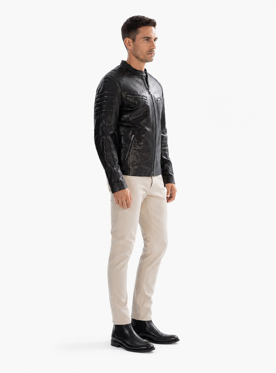 DIMITRI biker  Leather Jacket-thumbmail-5