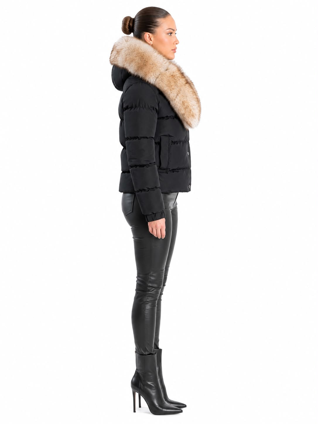 Eddy Down Puffer With Removable Natural Fur-thumbmail-3