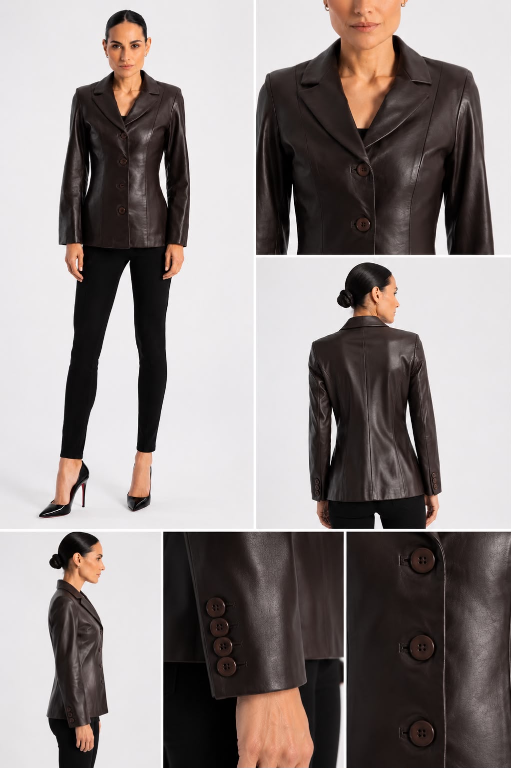 Daniela Leather Blazer-thumbmail-5