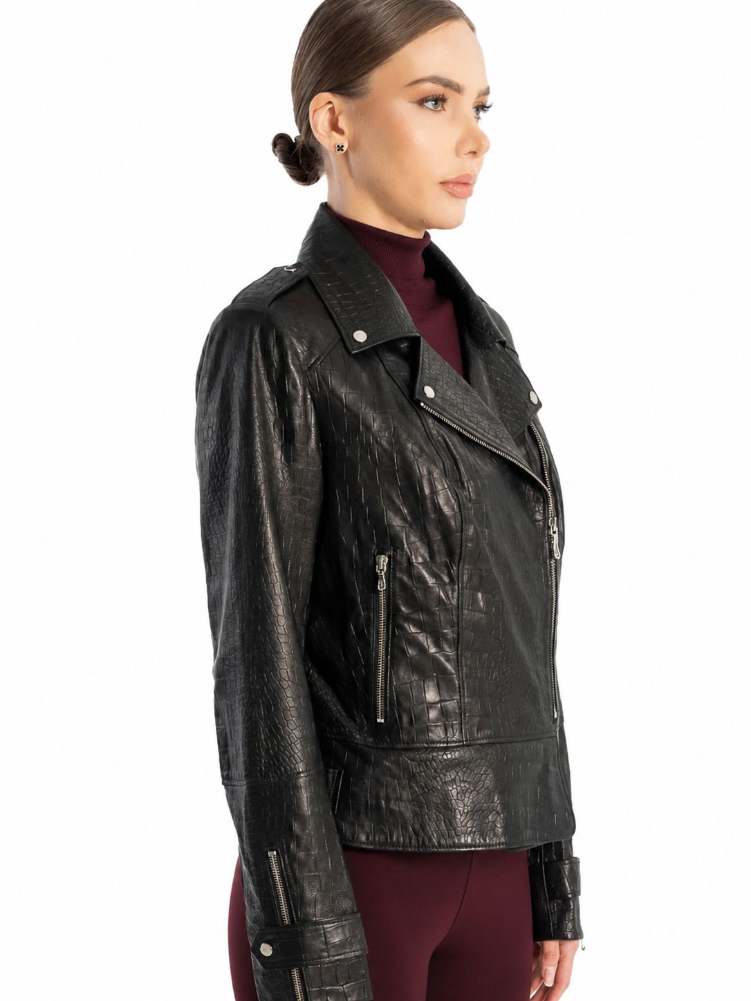 Glory leather Biker jacket-thumbmail-5