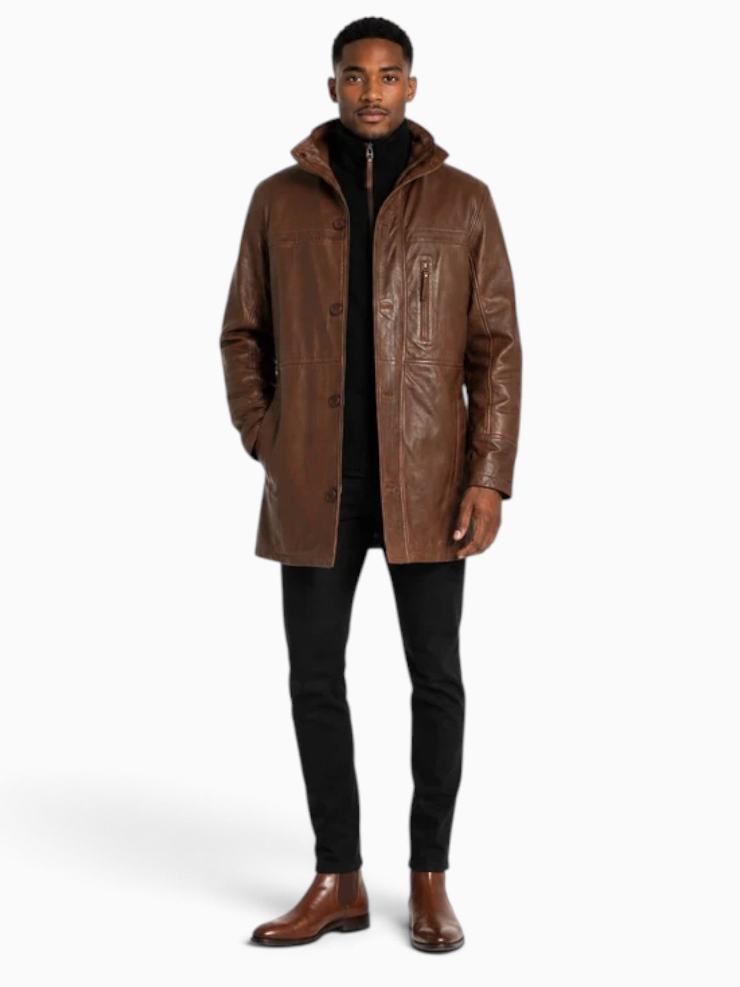 MARC Men's  3-Season Coat with Removable Lining