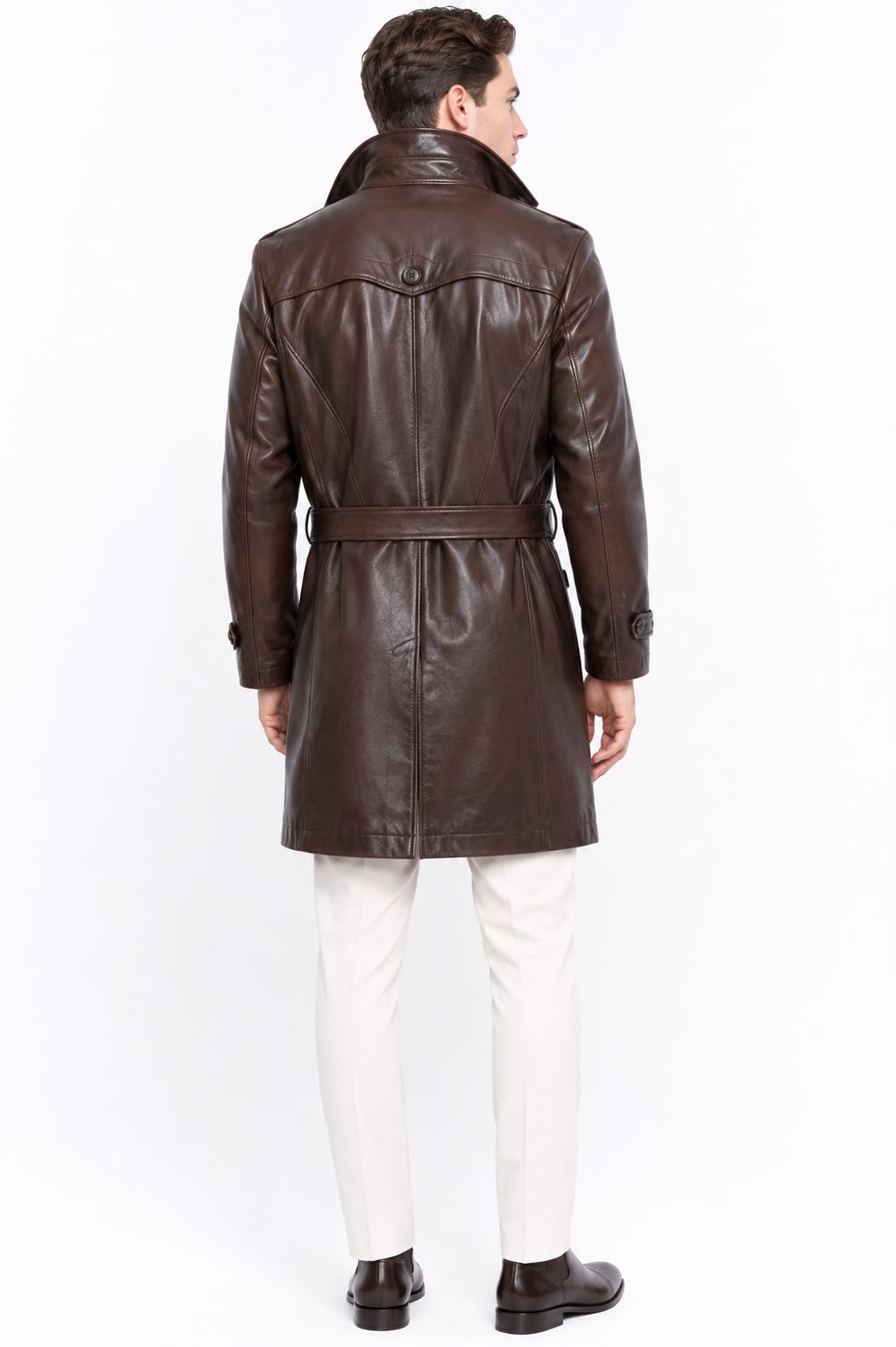 Tony trench Leather coat
