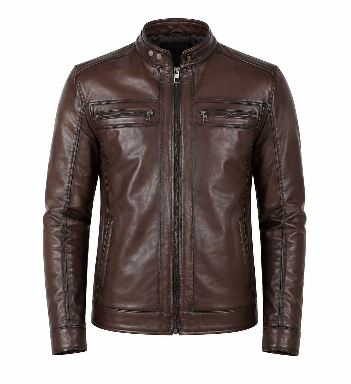Loukas  Biker Leather Jacket-thumbmail-4