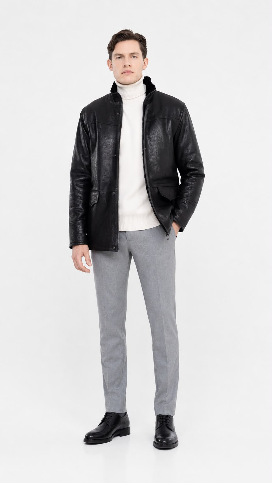TYLER MEN'S SHEARLING  JACKET-thumbmail-4