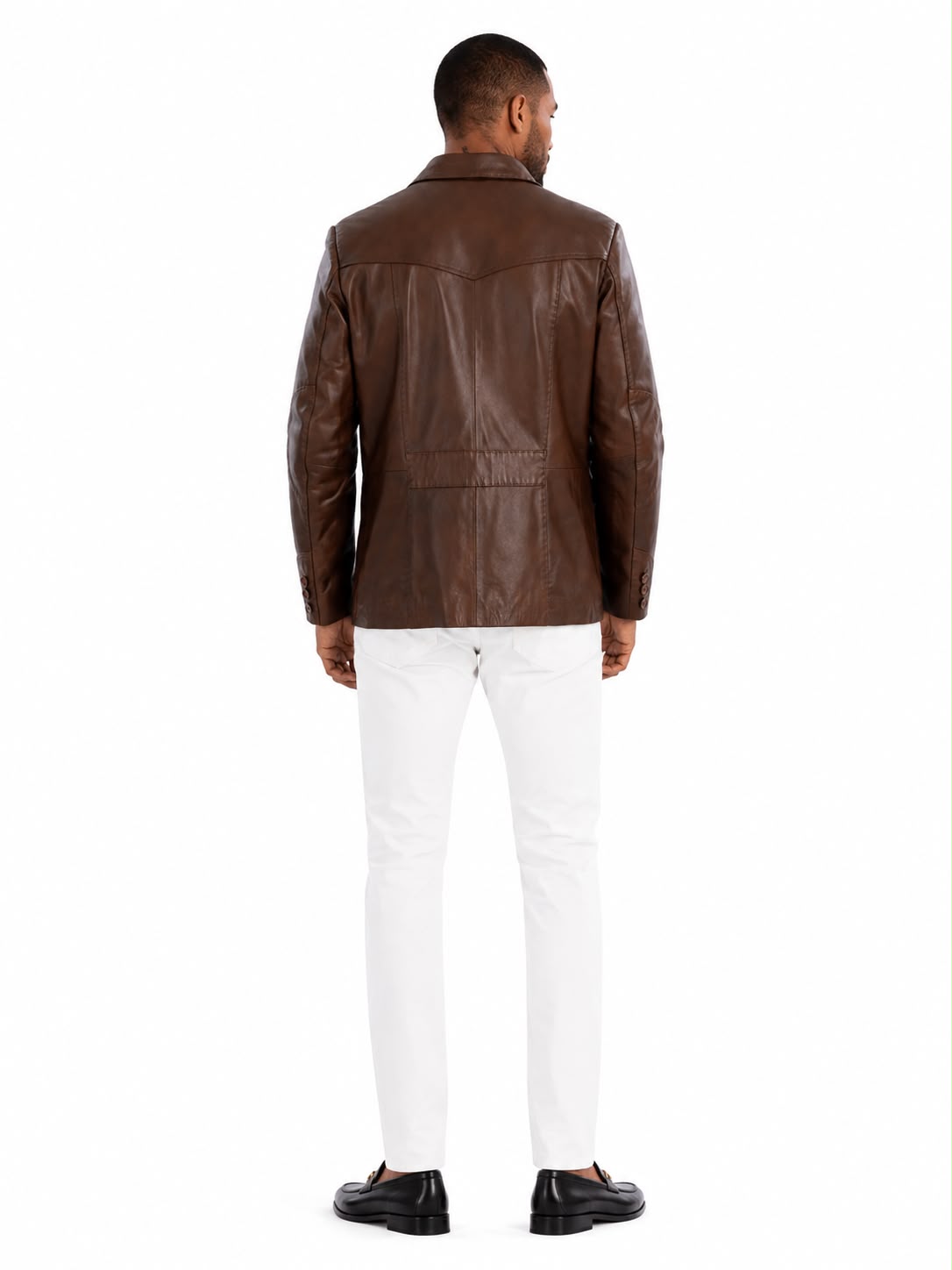 Mencia  Leather Blazer-thumbmail-4