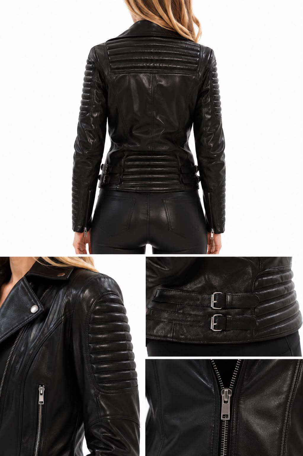 Stacy Leather Biker Jacket-thumbmail-4
