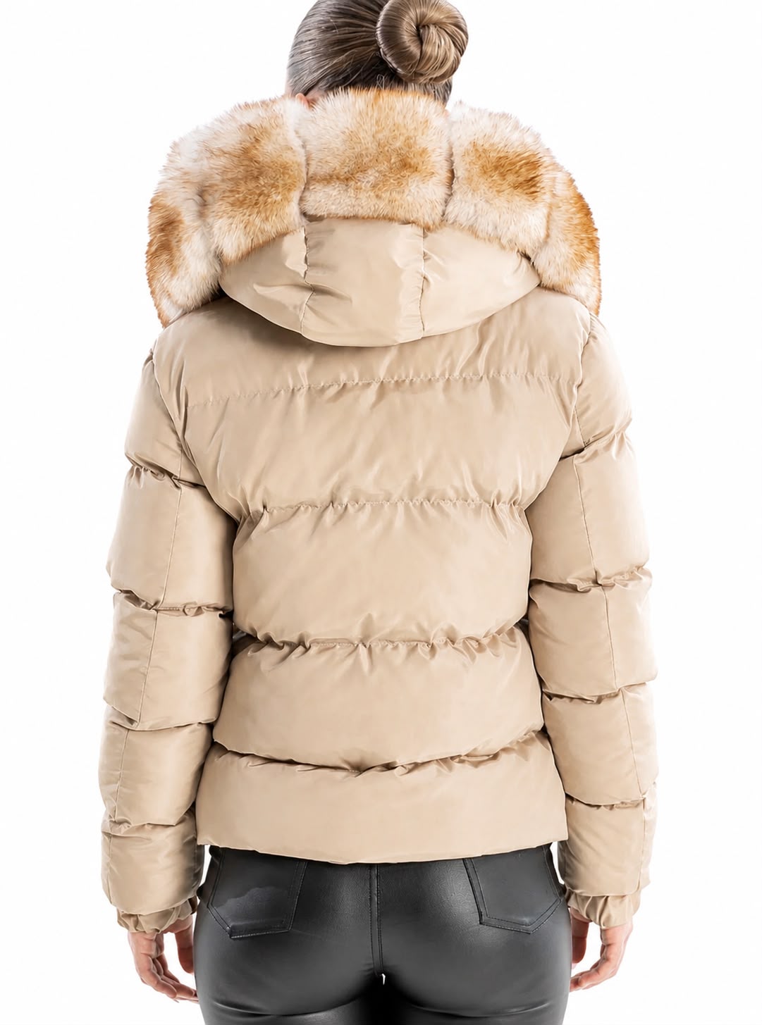 Eddy Down Puffer With Removable Natural Fur