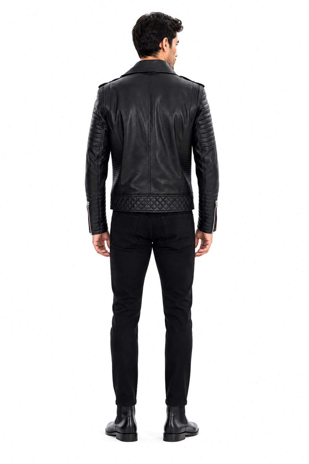 Damian Biker  leather Jacket
