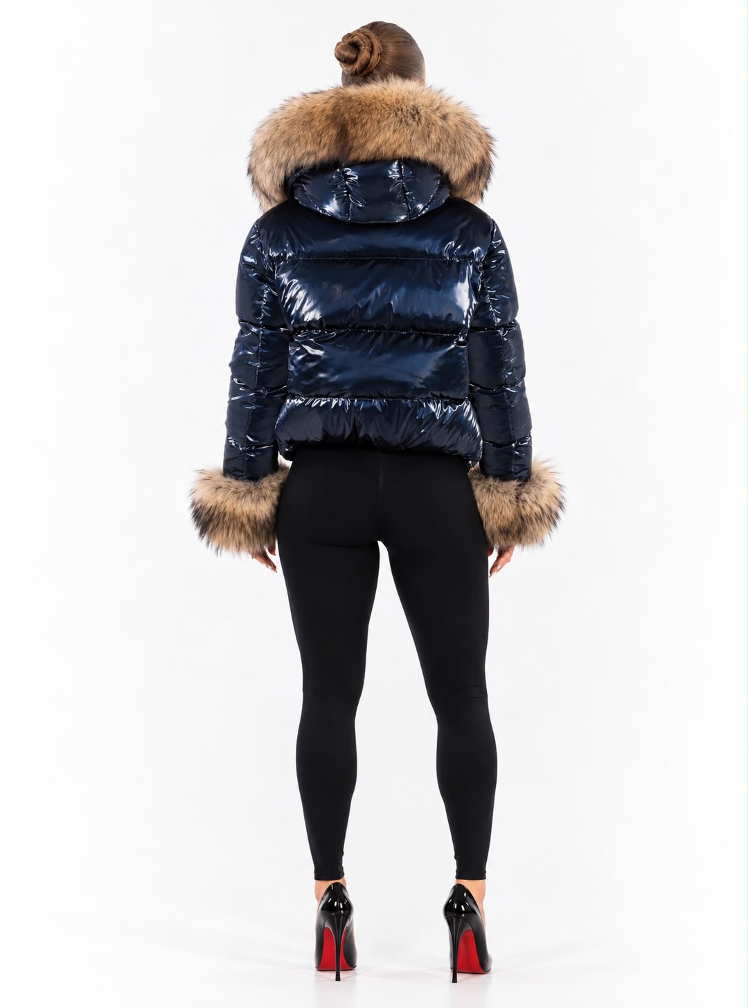 MAEVE Down Puffer with natural fur