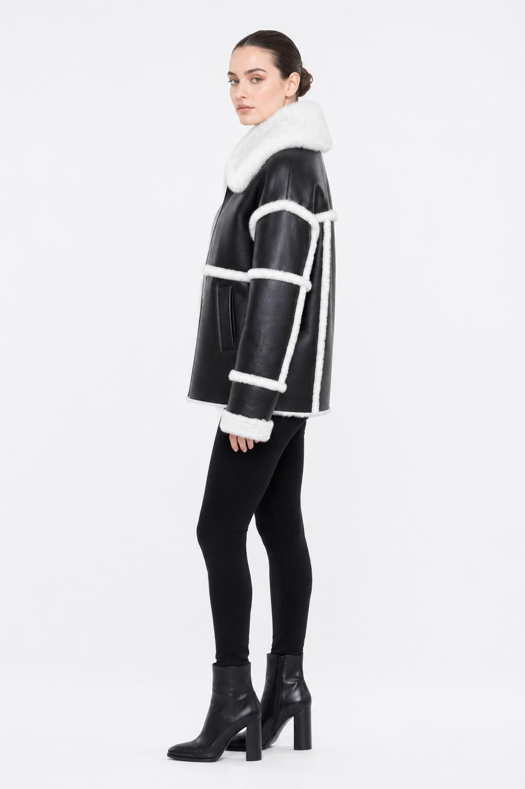Eliana Leather Shearling White Fur-thumbmail-4