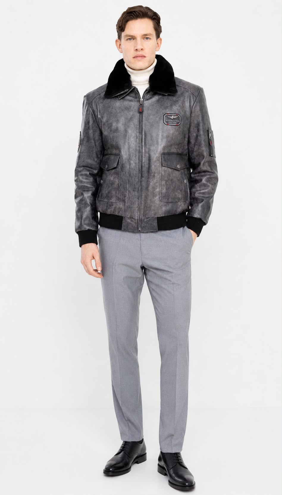 THOM AVIATOR WITH REMOVABLE SHEARLING COLLAR-thumbmail-3