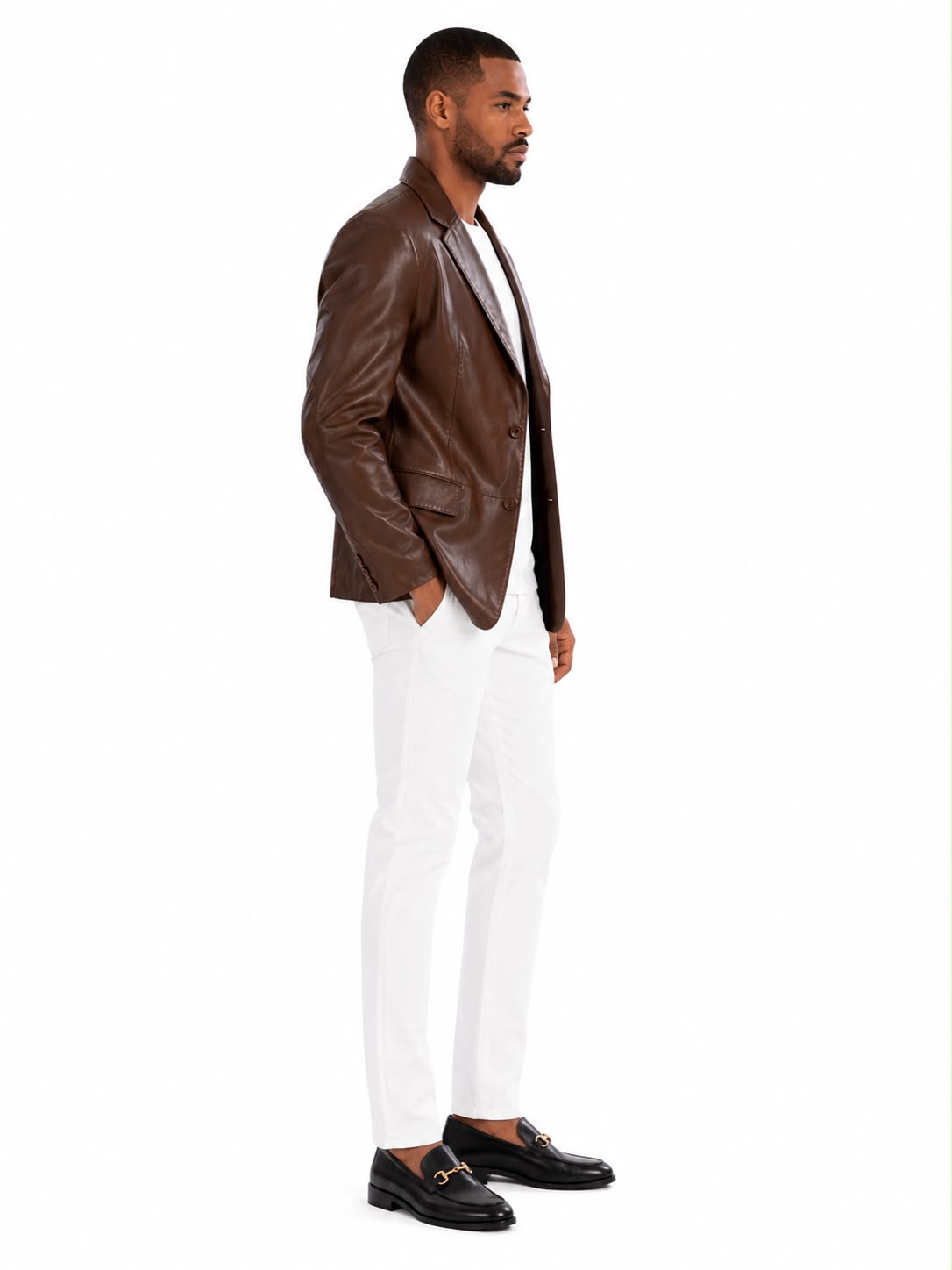 Mencia  Leather Blazer-thumbmail-5