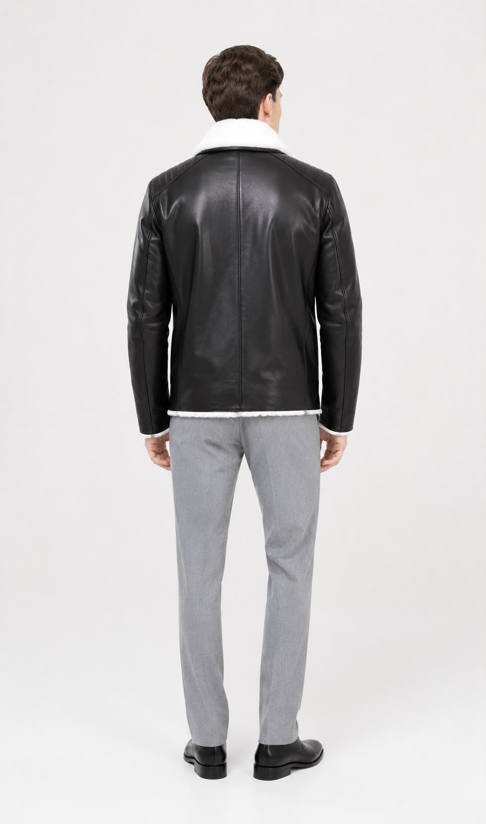 JUSTIN Genuine shearling jacket-thumbmail-7