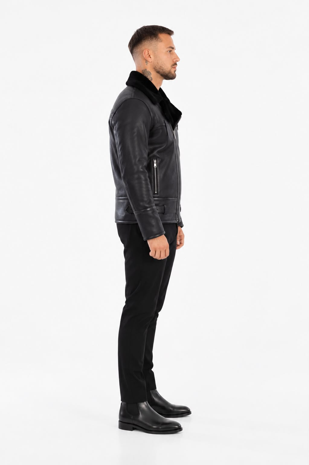 MILAN  premium shearling biker jacket-thumbmail-6