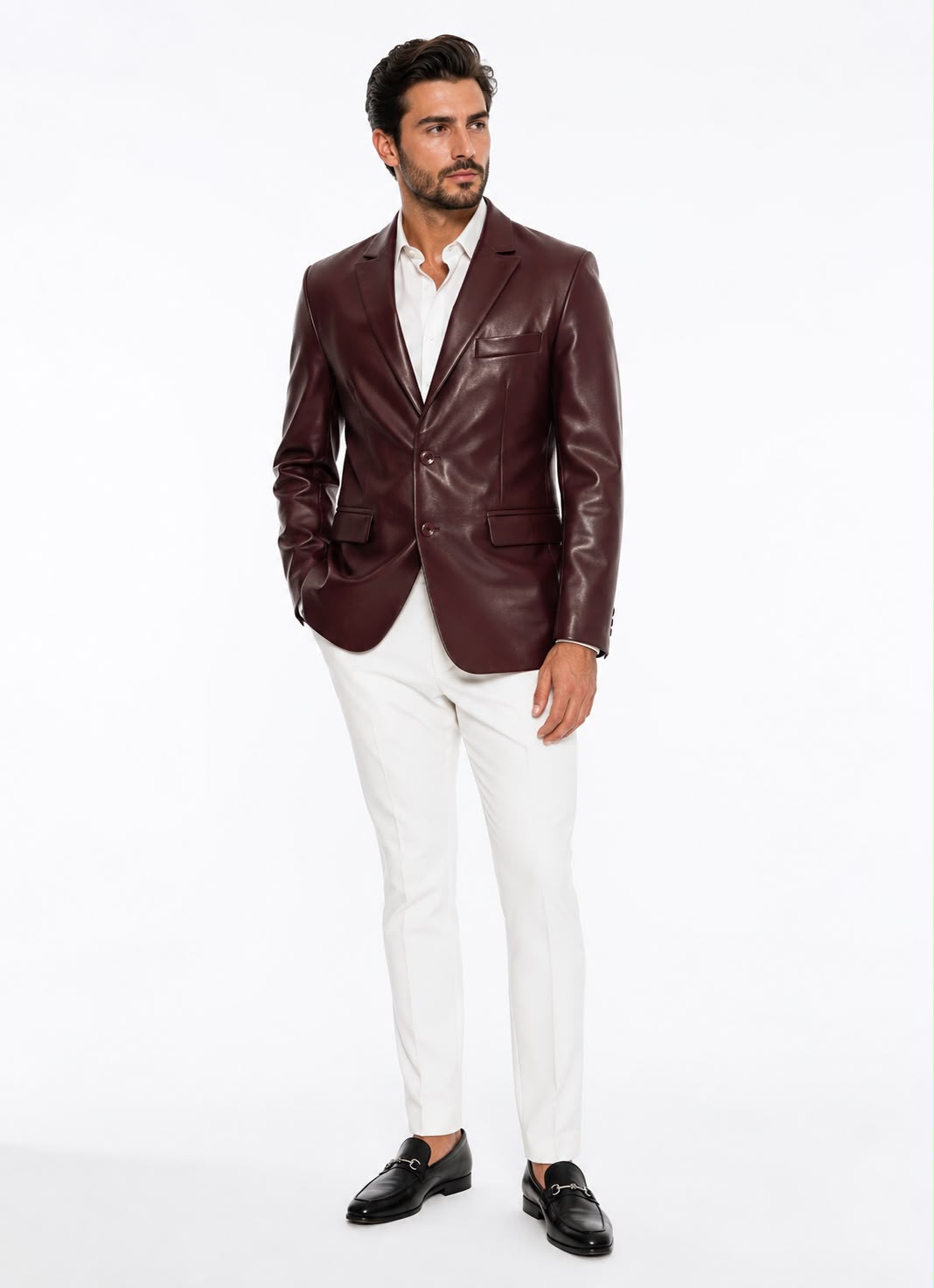Angelo Leather Blazer