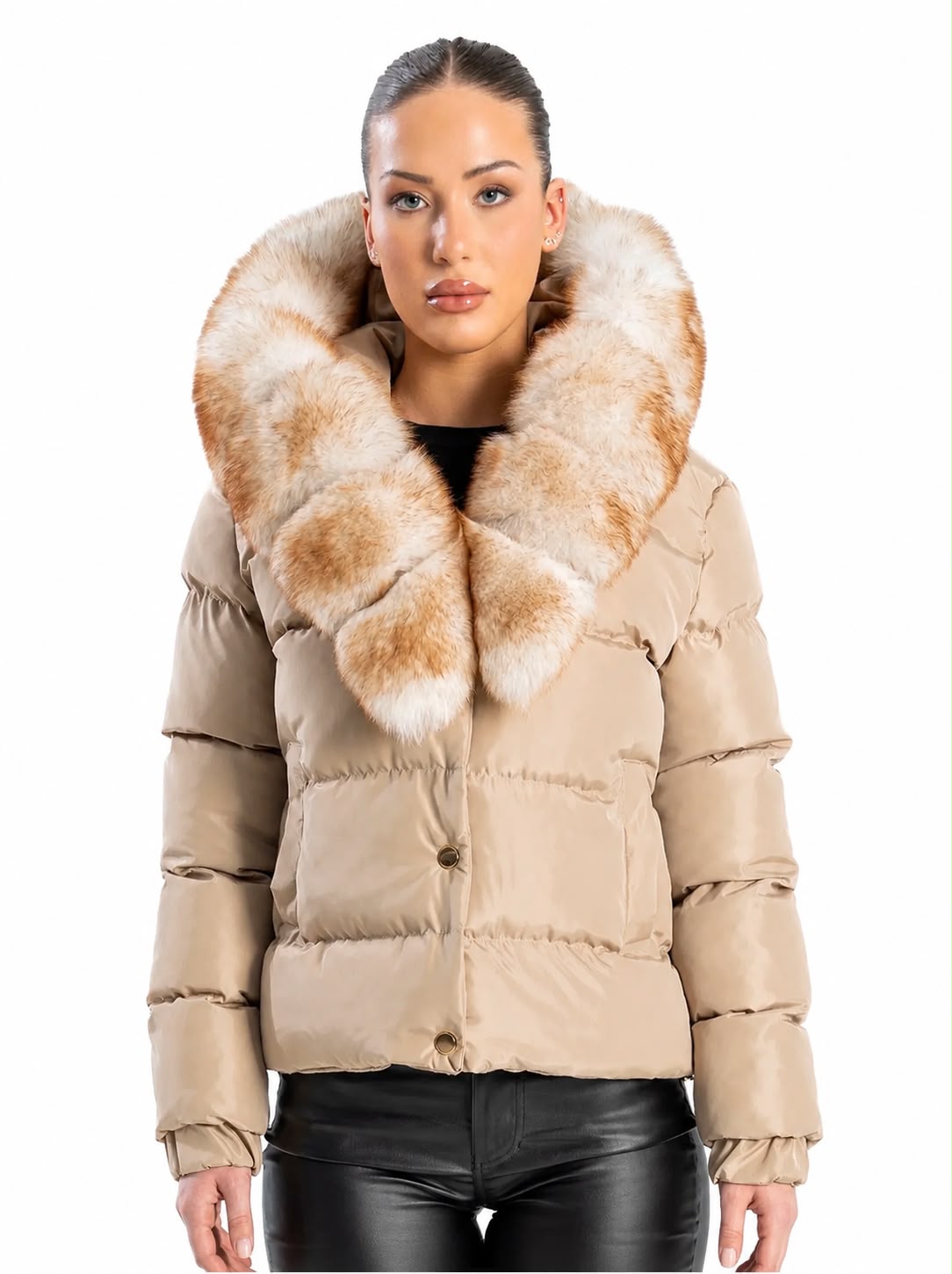 Eddy Down Puffer With Removable Natural Fur