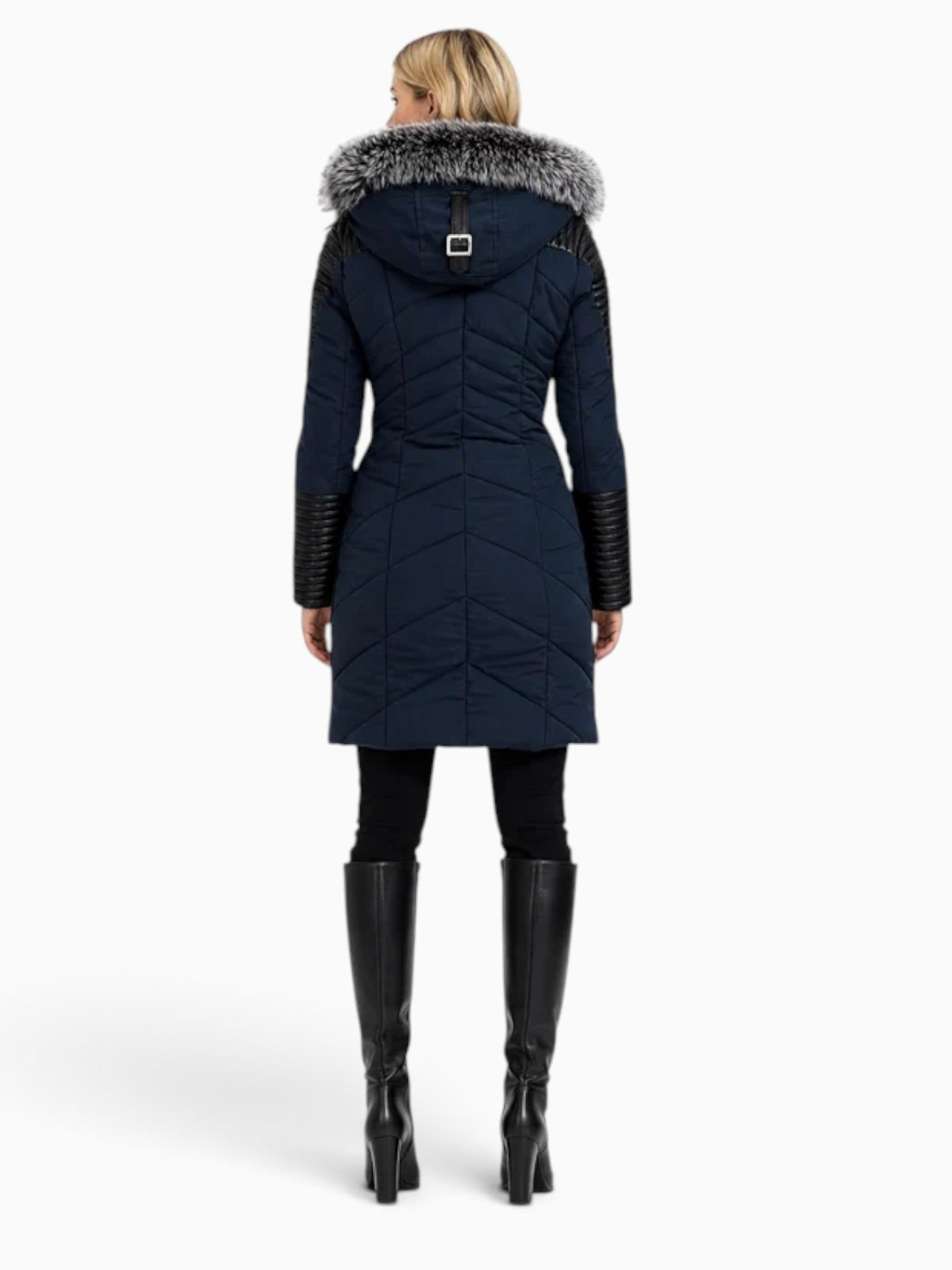 Hailey Parka Jacket with silver Fox Fur