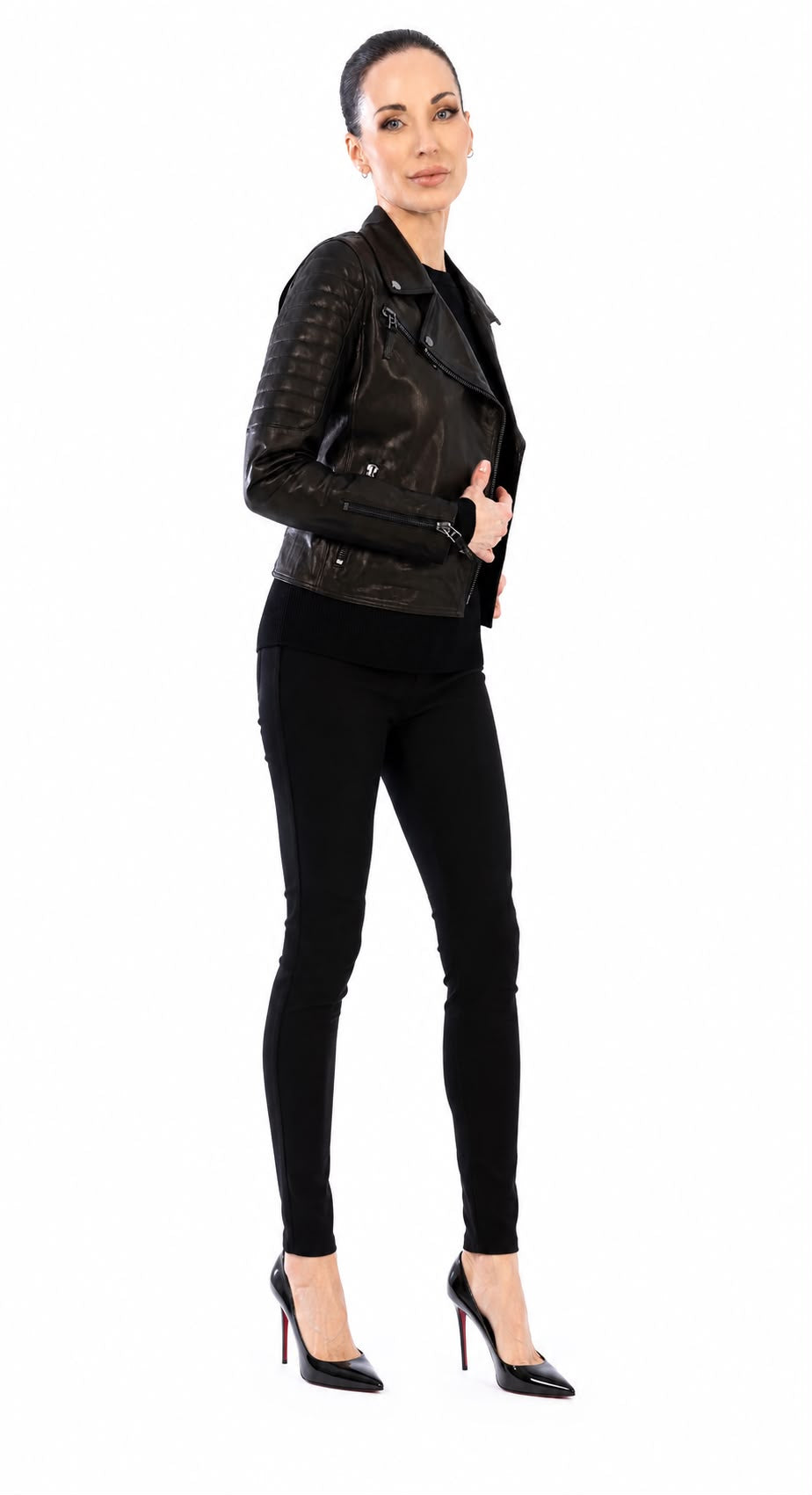 Irene Biker leather Jacket-thumbmail-4