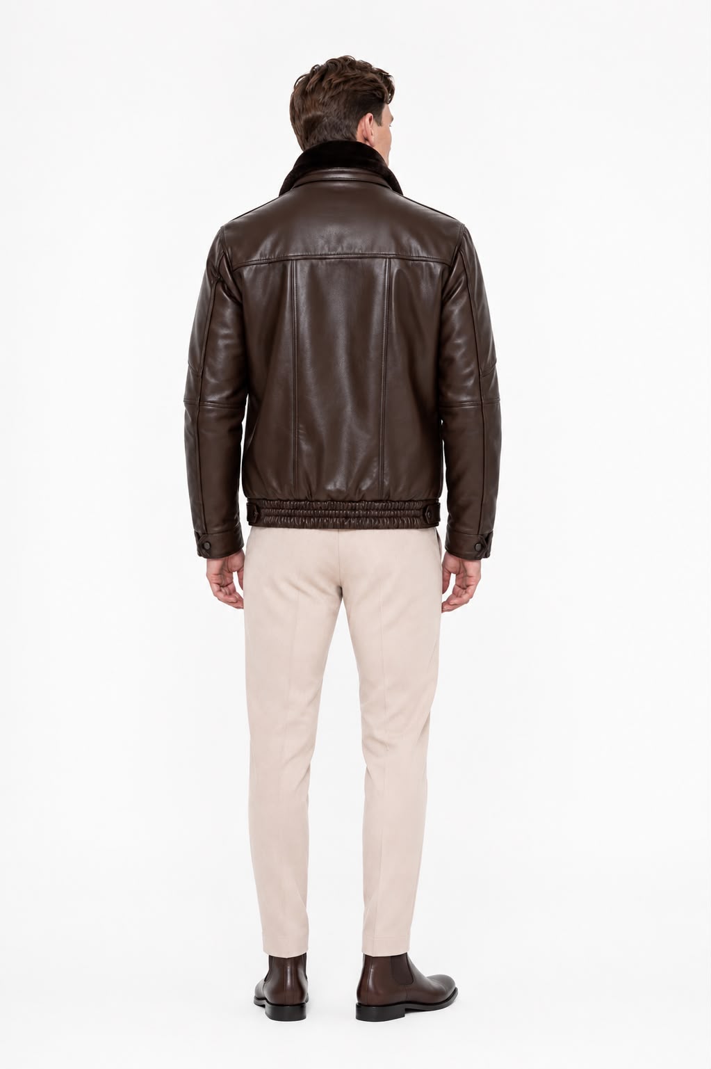 DAVID WITH REMOVABLE SHEARLING COLLAR