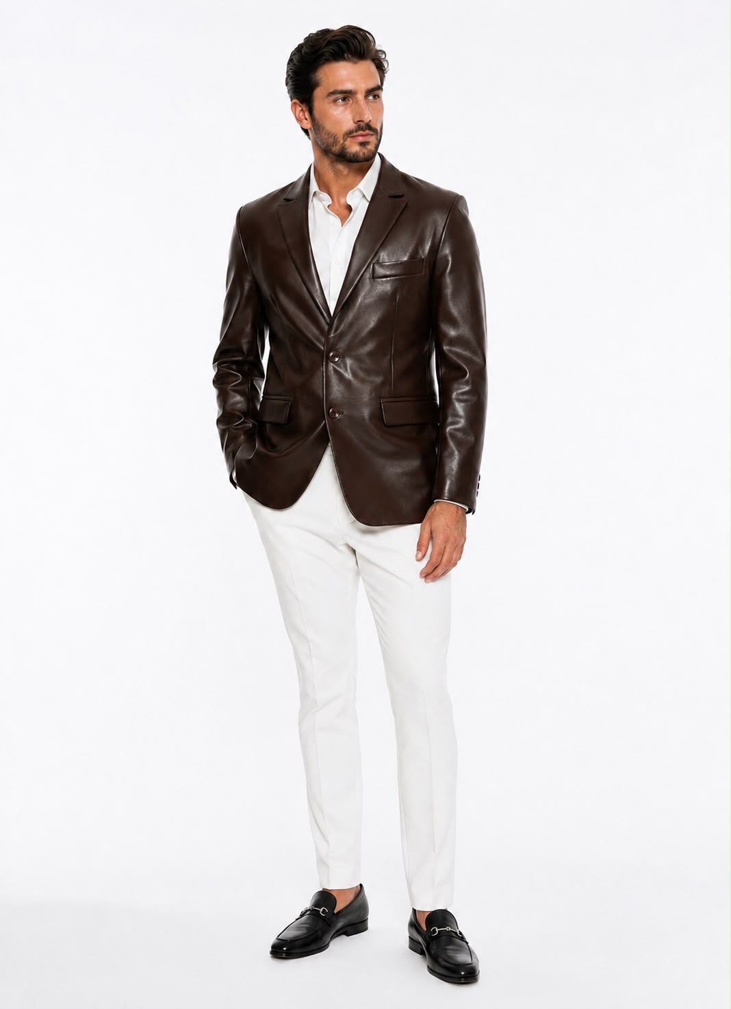 Angelo Leather Blazer